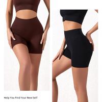 Pantalones cortos deportivos de punto sin costuras, Shorts informales de cintura alta con realce para ciclismo, Fitness, correr, ajustados, levantamiento de cadera, ropa deportiva para Yoga - details 19