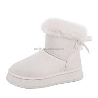 Nuevo Botas cortas de invierno de felpa de gamuza de imitación para mujer, zapatos de marca con diseño de zapatos, alta calidad, nieve, precio bajo, 2025 - details 1