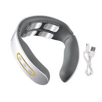 Masajeador Eléctrico para Cuello y Hombros con 6 Modos 9 Niveles Ajustable Calor Alivio del Dolor Relajante para Columna Cervical - details 14