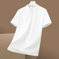 Valor: Polo de seda congelada de manga corta de verano, camiseta con solapa de alta calidad, camiseta de negocios ligera para hombre - details 8