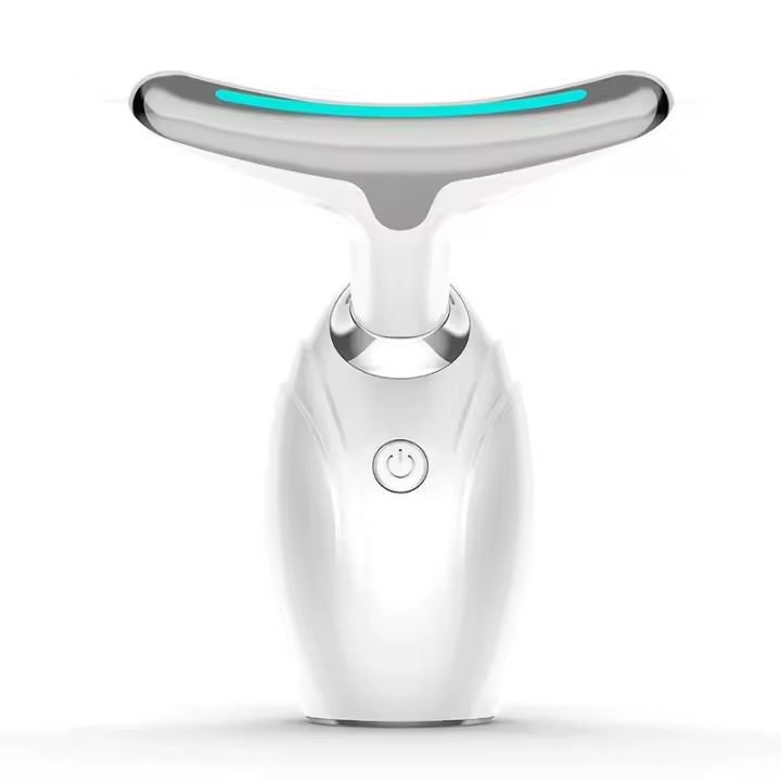 Instrumento de belleza de cuello con vibración, instrumento de belleza con patrón de cuello diluido, masaje de cuello, instrumento para el cuidado del cuello, rejuvenecimiento de la piel, instrumento de introducción del cuello, gran promoción - 1