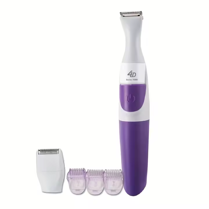 Afeitadora eléctrica 2 en 1 para mujer, recortadora de pelo corporal, afeitadora portátil de verano, elementos esenciales de viaje - 1