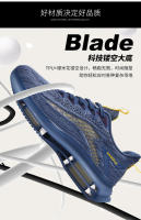 Zapatos deportivos de malla transpirable, ligeros y delgados para hombre, de marca moderna, para correr, con amortiguación de aire, para jóvenes. - details 8
