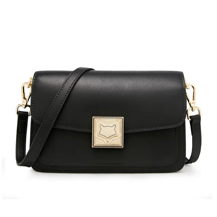 FOXER de cuero de bolso de hombro retro temperamento mujeres mensajero cuadrado bolsas - 1