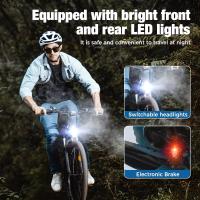 iScooter EB3 Bicicleta Eléctrica para Adultos 350W, 36V, 10.4Ah, Velocidad Máxima de 32KM/H, Absorción de Choques de Neumático 26" - details 7