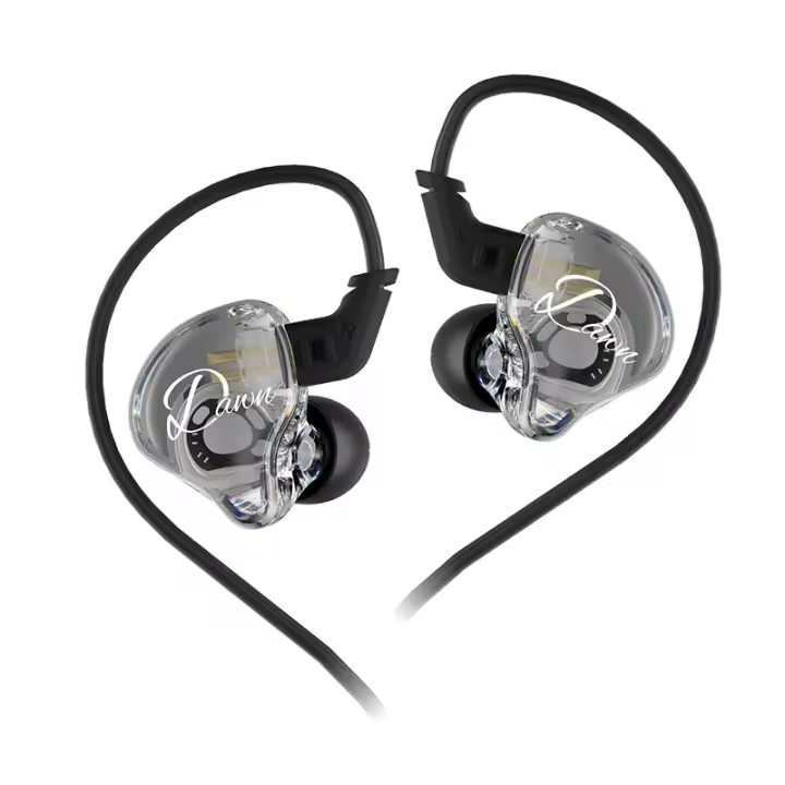 KZ-auriculares intrauditivos con cable y micrófono, audífonos dinámicos con sonido de graves HIFI, AUX de 3,5mm, para música, juegos y deportes - 1