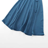 OUWU- Venta Rápida Nuevo Vestido De Mujer Estilo Europeo Vestido Redondo Con Lazo Ajustado A La Cintura Decoración De Lazo A La Moda Ropa De Mujer - details 13