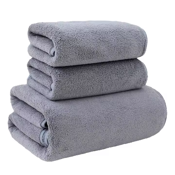 Juego de Toallas de 3 Piezas 1 Toallas de Baño, 2 Toallas de Mano- Algodón - Calidad Hotelera, Súper Suave y Altamente Absorbente de Secado Rápido - 1