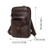 Bolso de Hombro de Cuero Genuino para Hombres Bolso Mensajero de Alta Calidad - details 6