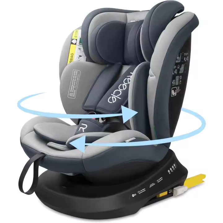 Coche Giratoria 360 con , 40-150cm (0~36kg), Aprox. 0-12 años (Gris) - 1