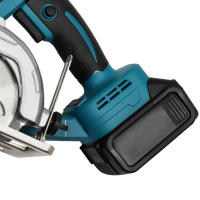Sierra circular eléctrica inalámbrica con batería de litio y cargador Corte de madera Enchufe europeo de 4000 rpm para cortar madera, baldosas cerámicas, mármol, tuberías, placas, metal - details 11