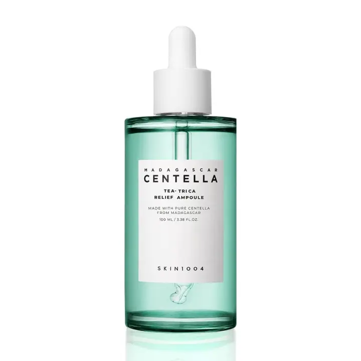 SKIN1004 Ampolla de alivio Tea-Trica 3.38 fl. oz, 100 ml, hidratación calmante para pieles sensibles - 1