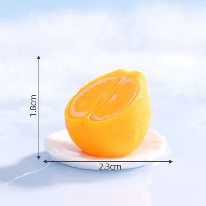 Figuras de frutas de simulación bonitas, Mini figuras de frutas 3D, miniaturas, decoraciones DIY, artesanías, frutas falsas - 1
