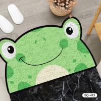Alfombra antideslizante de dibujos animados para puerta de entrada, Felpudo con lazo de alambre para quitar el polvo, ideal para pasillo, cocina y baño, novedad - details 7