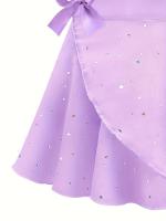 Falda Tutú de Ballet para Niñas con Lentejuelas - Vestido de Baile de Princesa para Entrenamiento y Actuaciones, Poliéster Transpirable, Tela No Elástica - details 6