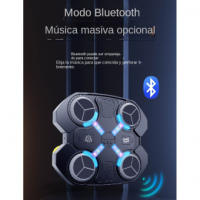 Boxeador musical de pared con guantes, 3 velocidades y luces LED, Bluetooth - details 5