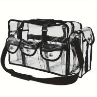 Bolsa de cosméticos impermeable para viaje, organizador Unisex multibolsillo con gran capacidad - details 1
