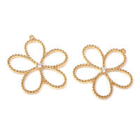 6 uds. Colgantes de latón y circonita de Color dorado de 18K, fabricación de joyas de alta calidad, collar, pendientes, accesorios para mujer - details 1