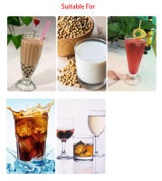 Pajitas grandes y coloridas para beber, pajitas desechables para leche, té, batidos, accesorios para Bar, tienda de jugo, 100 piezas - details 1