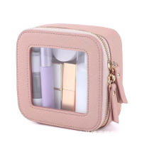 Bolsa de Maquillaje Transparente Portátil y Impermeable Caja de Almacenamiento de Cosméticos Compacta para Viajes - details 4