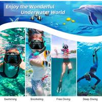 Máscara De Snorkel Profesional JSJM Gafas De Natación Y Diversión Para Adultos Unisex Conjunto De Tubo De Natación Y Gafas De Diversión - details 3