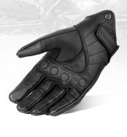 Guantes de cuero genuino para motocicleta, manoplas de piel de cabra para verano, operación táctil, protección de articulaciones - details 6