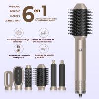 Secador de pelo 6 en 1 Reductor de ruido Secador de pelo Rizador Todo en uno Peine alisador Peine secador - details 3
