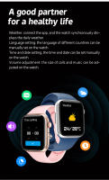 Reloj inteligente I7 Pro Max, dispositivo con Bluetooth, llamadas, detección de frecuencia cardíaca, modo silencioso, consumo de energía ultrabajo - details 11