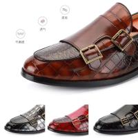 2025 zapatos puntiagudos de cuero de negocios, zapatos de vestir de fiesta para hombre talla Oxford - details 9