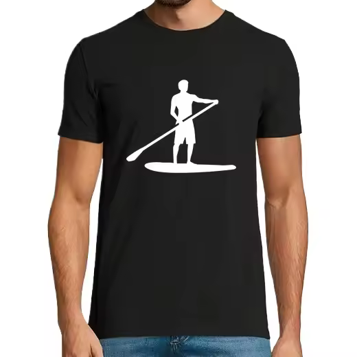 remar de pie,Camiseta de Pádel Divertido, ropa para exteriores - 1