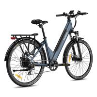 FAFREES F28 Pro Bicicleta Eléctrica,Neumático de 27,5*1,75 pulgadas,Motor de 250W,Batería de 36V 14.5Ah,SHIMANO de 7 Velocidades,Frenos de Disco Mecánicos,Luces LED Delanteras y Traseras,Portaequipajes Trasero HD,Azul - details 12