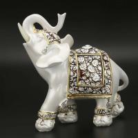 Vintage exquisito elefante modelo adornos estatua manualidad para regalo decoración de la Oficina del hogar - details 5