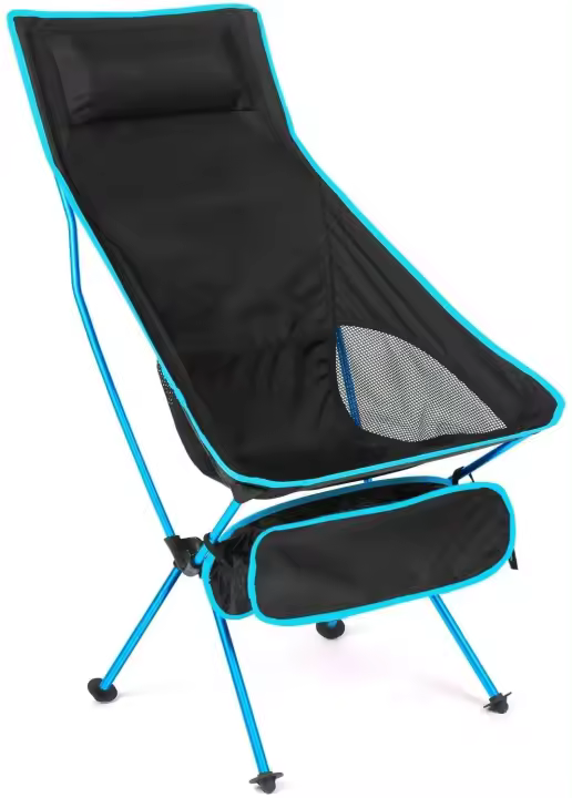 Silla de Camping Plegable de Tela Oxford Ligera, Portátil, Ideal para Acampar, Pescar, Barbacoa, Festivales, Picnics, Playas - 1