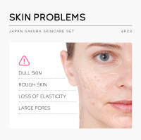 Set de Cuidado de la Piel Sakura de Belleza Kit de 6 Piezas con Limpiador, Toner, Sérum, Crema de Ojos, Esencia Herramientas de Cuidado de la Piel Facial - details 4