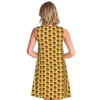 Vestido veraniego suelto personalizado H-Fine e Album S-Styles con estampado de bolsillo, vestido sin mangas para mujer para vacaciones en la playa - details 120