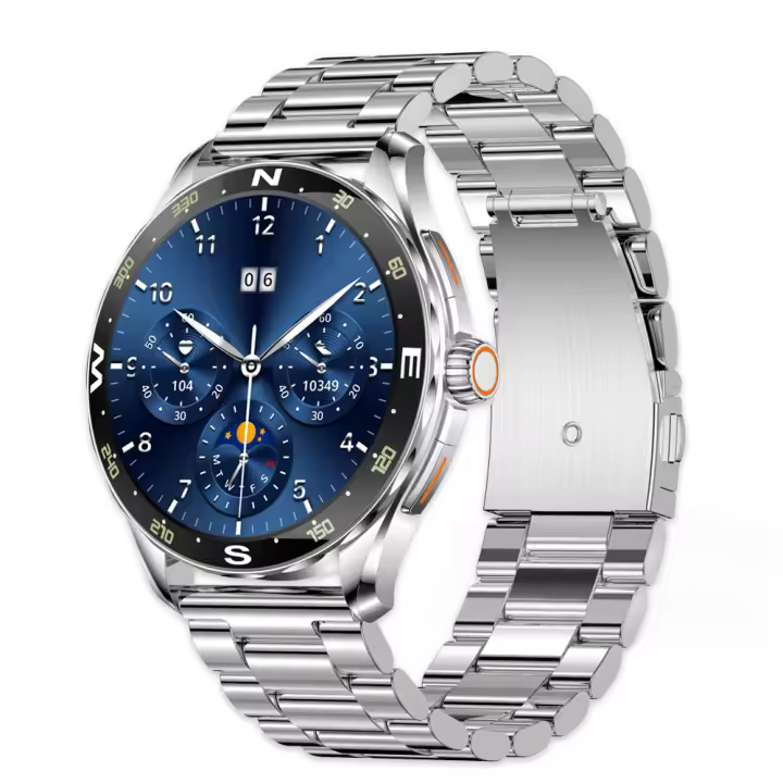 2025 nuevo reloj inteligente Y88 Pantalla AMOLED Compatible con sistemas Android e IOS brújula reloj inteligente con detección de frecuencia cardíaca en tiempo Real - 1