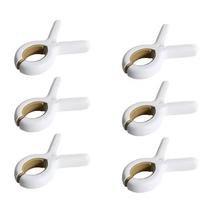 Pinzas para ropa a prueba de viento, accesorio grande de alta resistencia, toalla de playa, Clips de edredón, color amarillo, 6 piezas - 1