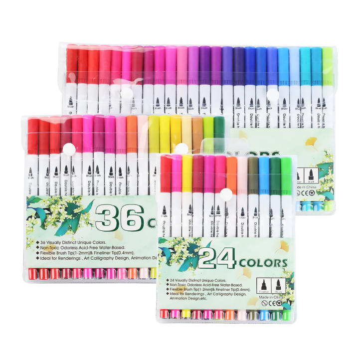 Plumas De Arte De Acuarela De Dibujo A L piz En Colores Finos Para 