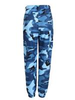 Pantalones de talle medio para mujer, cargo de camuflaje suelto para pantalones cómodos - details 8