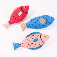 Juguete realista para gatos y peces, juguete interactivo de peluche para masticar con sonido, a prueba de mordeduras para gatos y gatitos, estimula el juego, 1 ud. - details 3