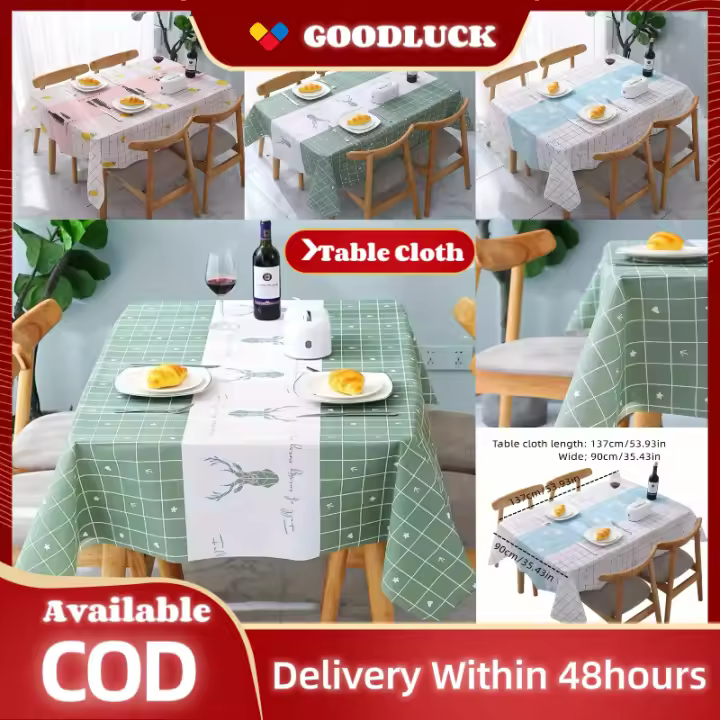 PH-Mantel impermeable para mesa de comedor, cubierta de 4/6 asientos, 137cm X 90cm - 1