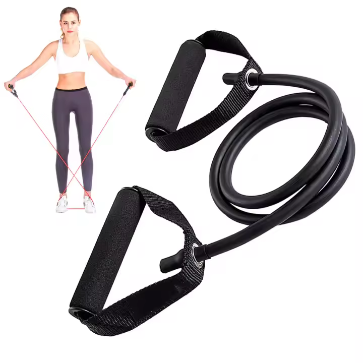 Yoga Pull Rope Fitness Exercises Resistance Bands with Handles Home Gym Strength Training Tubes Workout Bands for Shoulder Arm - 1