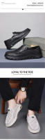 Zapatos de Verano para Hombres de Piel de Oveja Transpirables Sandalias de Cuero Suave de Moda Casual - details 2