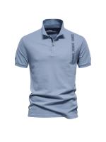 Polo de algodón 100% con logotipo bordado, transpirable y de larga duración - details 7