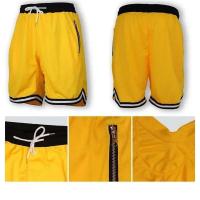 Pantalones de Baloncesto Cruzado para Hombres Línea de Malla de Secado Rápido Cintura Elástica - details 1