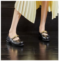 Zapatos Mary Jane de cuero, nuevos zapatos planos con correa de metal, solo zapatos de mujer, temperamento retro, zapatos casuales de mujer - details 23