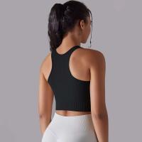 Hamidou-Sujetador deportivo para mujer, ropa interior de gimnasio, hilo Sexy, informal, a rayas, sin costuras, Top ajustado para gimnasio - details 5