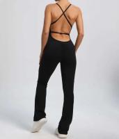 Mono deportivo de yoga sin costuras para mujer, color melocotón, glúteos ajustados, tirantes ajustables, belleza de espalda, gimnasio - details 30