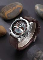 Reloj Deportivo de Lujo Premium XINEW Función Doble Tiempo Correa de Cuero - details 4