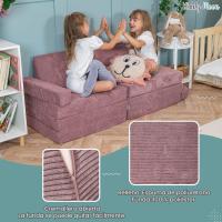 Sofás Plegables para Niños Sillón Colchón Infantil Plegable, Beige - details 3